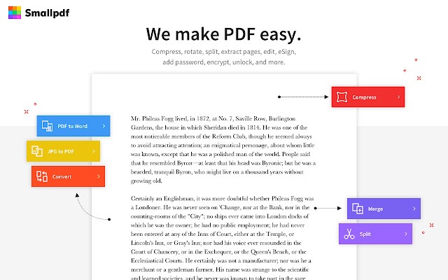 Small PDF - estensione Google Chrome