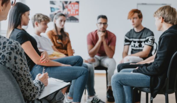 Un circle time in una scuola secondaria di secondo grado