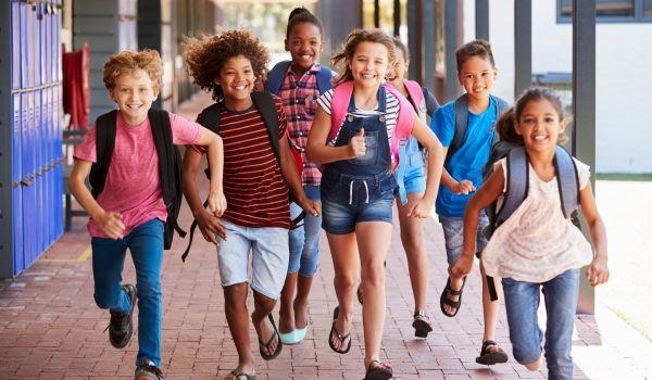 Bambini di scuola primaria in Svizzera