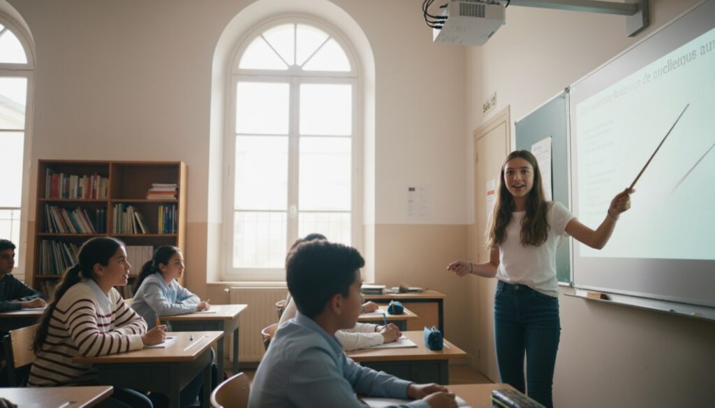 Scuola media in Francia 