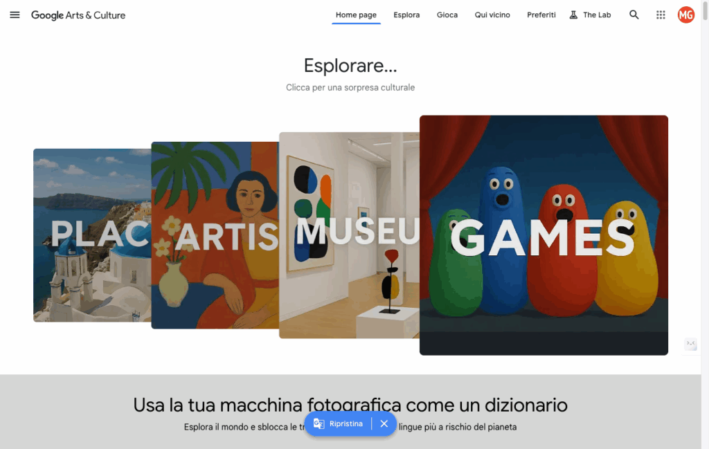Google Arts & Culture